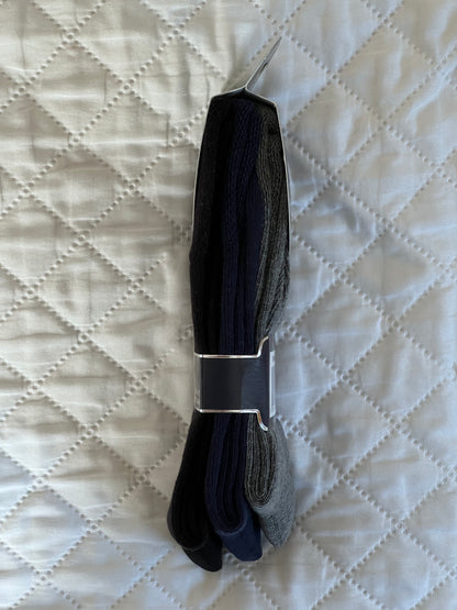 Gentle Grip Mens Diabetic Socks Black/Navy/Grey Assortment UK 6-11